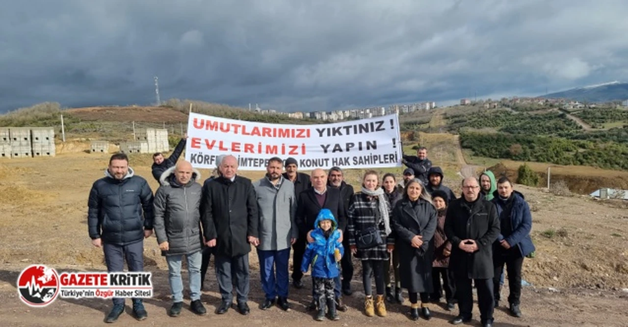 CHP'Lİ TAHSİN TARHAN, TOKİ MAĞDURLARINI GÜNDEME TAŞIDI