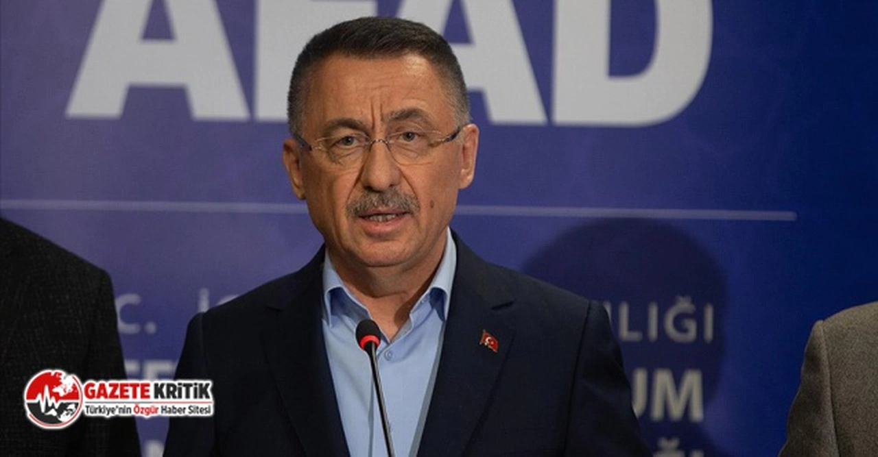 Cumhurbaşkanı Yardımcısı Fuat Oktay'dan deprem sonrası açıklama