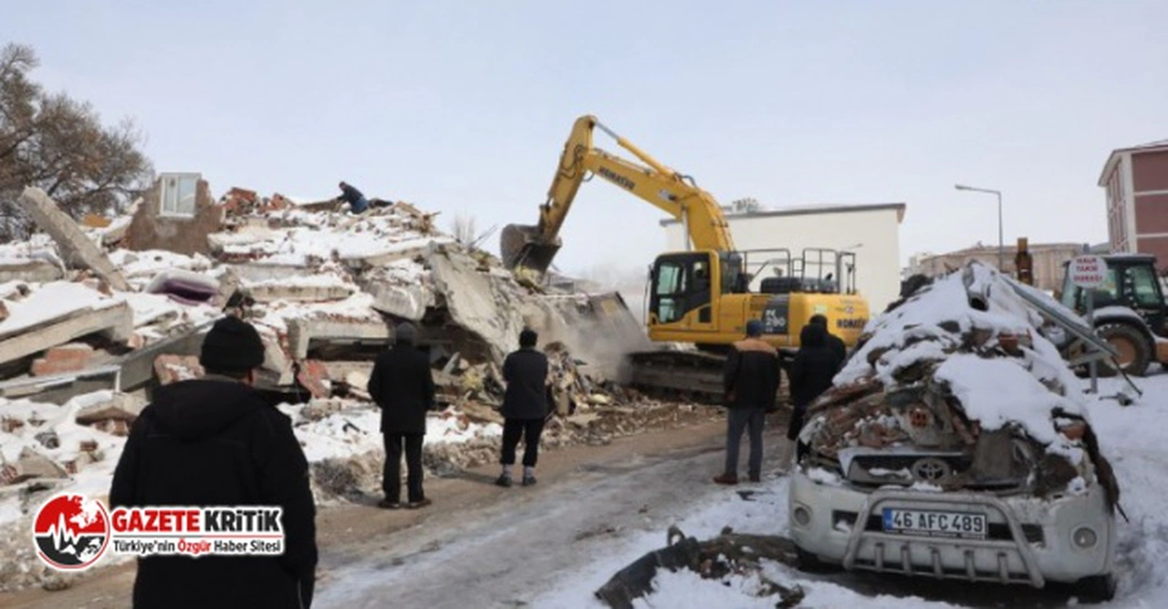 Deprem bölgesi soğuğa teslim:  hava sıcaklıkları 0 derece civarında