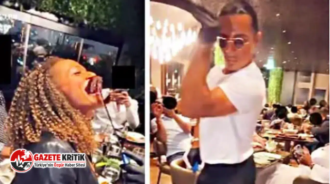 Interpol tarafından kişi Nusret'in Dubai'deki restoranında görüntülendi!