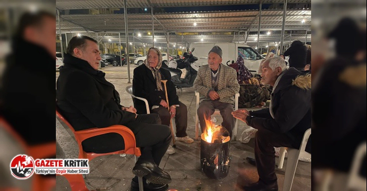 Mersin Yenişehir Belediye Başkanı Abdullah Özyiğit, geceyi vatandaşlarla geçirdi 