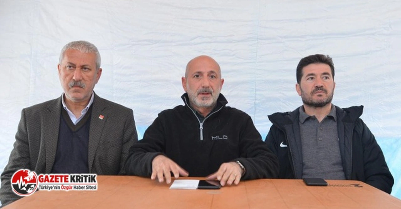 CHP GENEL BAŞKAN YARDIMCISI ÖZTUNÇ: KURDUKLARI ÇADIRLAR DAHİ AFETE DAYANIKSIZ