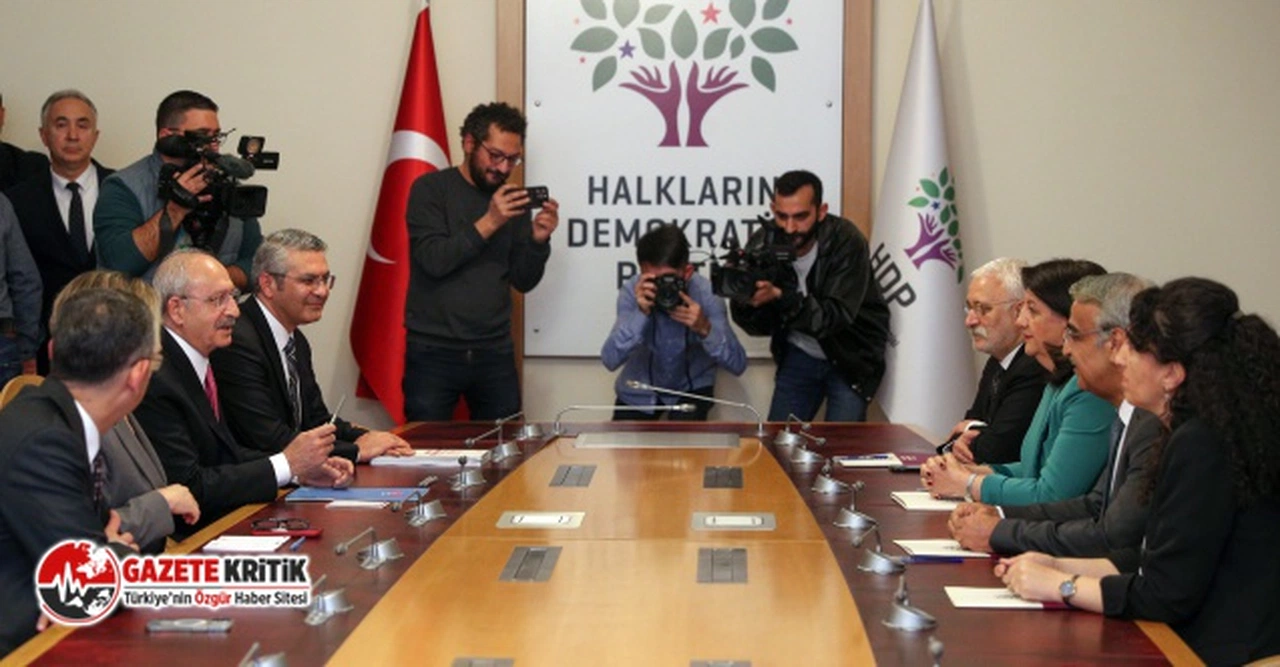 CHP ve HDP görüşmesi başladı!