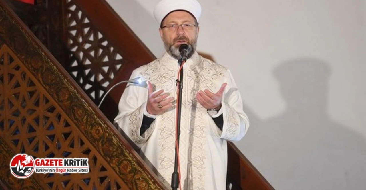 Diyanet İşleri Başkanı: Zekatlarını kalıcı konut için verebilirler