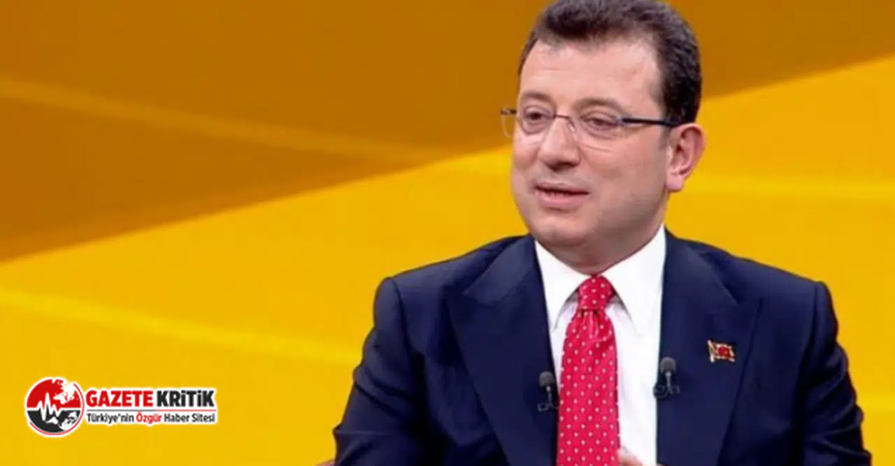 Ekrem İmamoğlu: Genel Başkanımın Cumhurbaşkanı adayı olmasını isterim