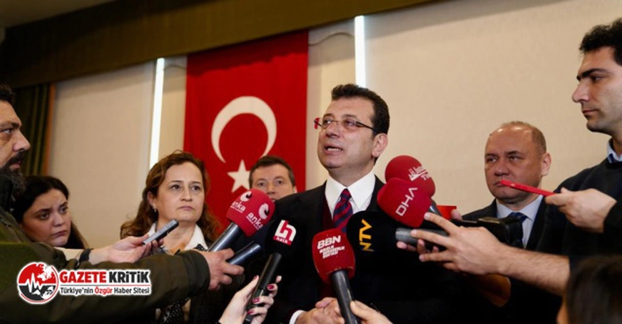 İBB Başkanı Ekrem İmamoğlu: Bir an önce yola çıkmak zorundayız
