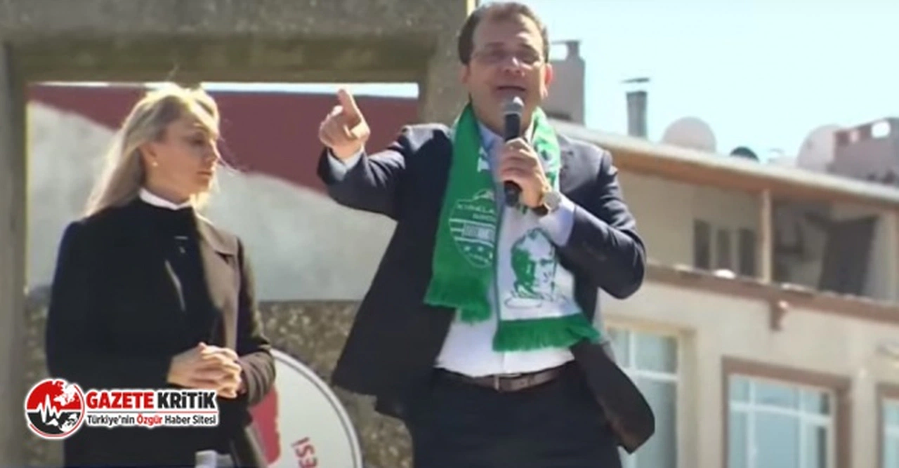 İmamoğlu: 14 Mayıs'ta 'ben' diyen aklı evine göndereceğiz