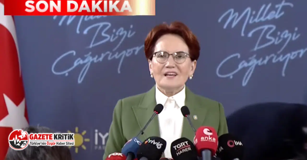 İYİ Parti lideri Meral Akşener: İYİ Parti bir kıskaca ve dayatılmaya alınmıştır, elbette boyun eğmeyeceğiz