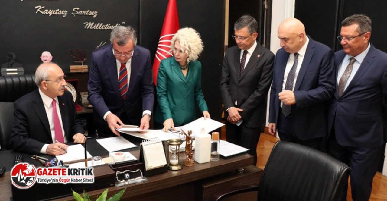 KILIÇDAROĞLU ADAYLIK BAŞVURUSUNU TBMM’DEKİ MAKAMINDA HAZIRLADI!