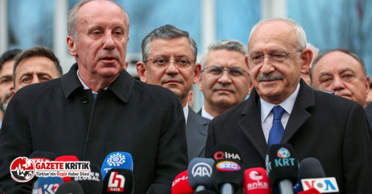 Kılıçdaroğlu İnce görüşmesi: İnce adaylıktan çekilecek misiniz sorusuna hayır dedi