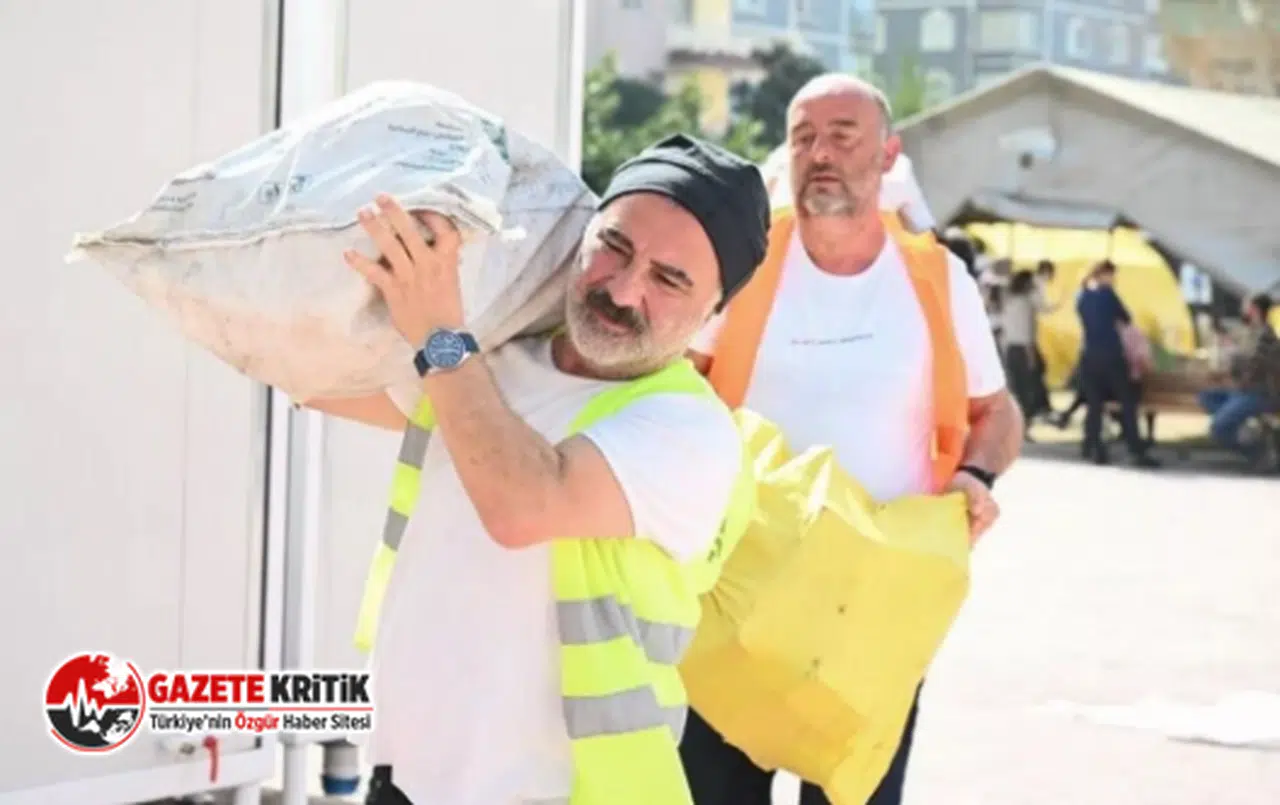 Leyla ile Mecnun'un Erdal Bakkal'ı Cengiz Bozkurt 10 gündür deprem bölgesinde dayanışmada