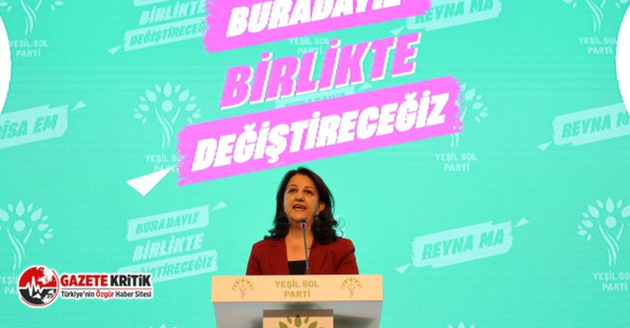 Yeşil Sol Parti seçim beyannamesini açıkladı