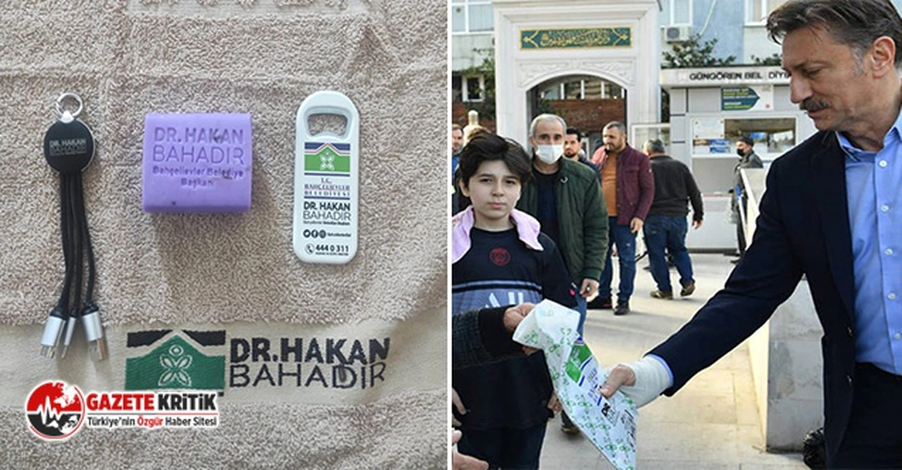 AKP'li başkanın isminin yazdığı sabun, kapak açacağı ve havlulara harcadığı para ‘yok artık’ dedirtti!