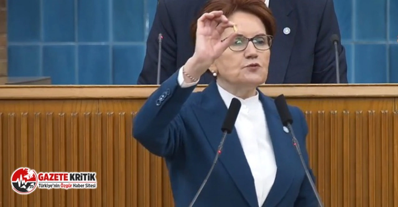 Akşener'den Erdoğan'a sert yanıt... Kürsüde kurşunları fırlattı