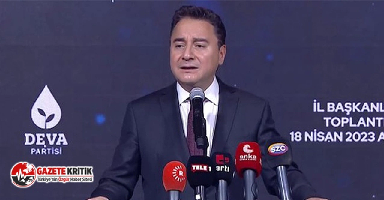 Ali Babacan seçmenlere seslendi: Demokrasi mi, otoriterlik mi? Huzur mu, kriz mi?
