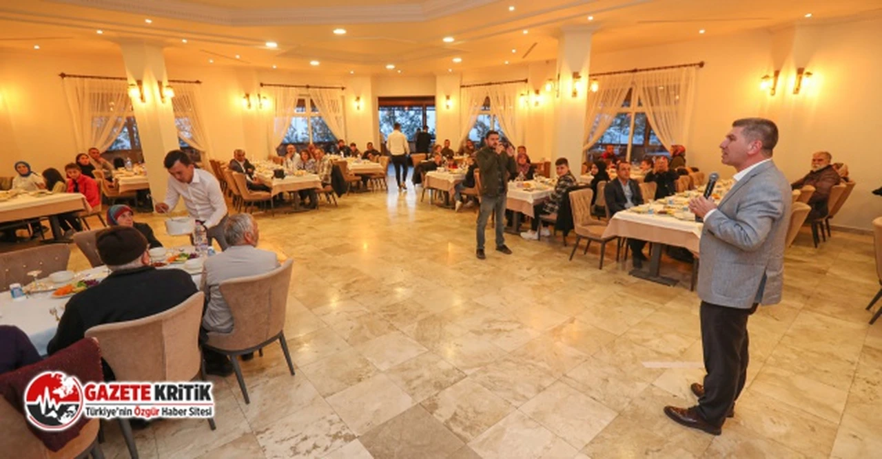 Başkan Ercengiz çölyak hastaları ile iftarda buluştu