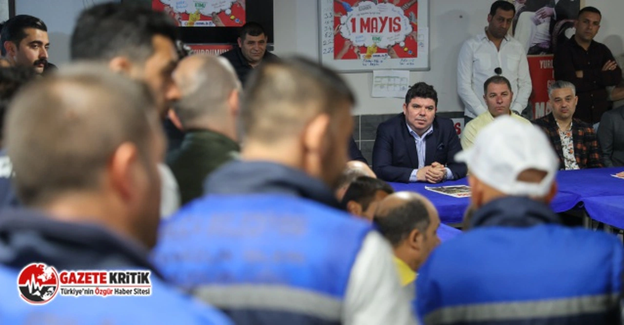Başkan Kılıç, belediye personeli ile bayramlaştı