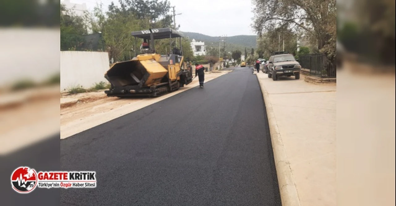 Bodrum Belediyesi Torba mahallesi'nde hummalı çalışma başlattı