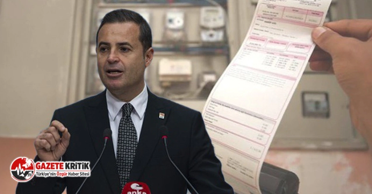 CHP'li Ahmet Akın: "Her 7 haneden 1'i yardım almadan fatura ödeyemiyor"