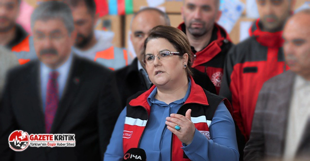 Depremzede yurttaşlara gönderilen AFAD’ın kolisi Yanık’ın propaganda aracından çıktı