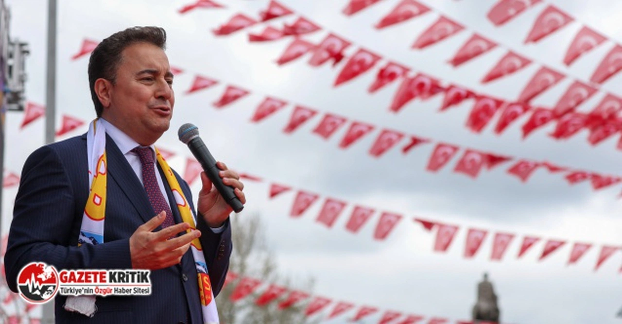 DEVA Partisi Genel Başkanı Ali Babacan: "Enflasyon yoluyla bütün milletin cebinden çalıyorlar"