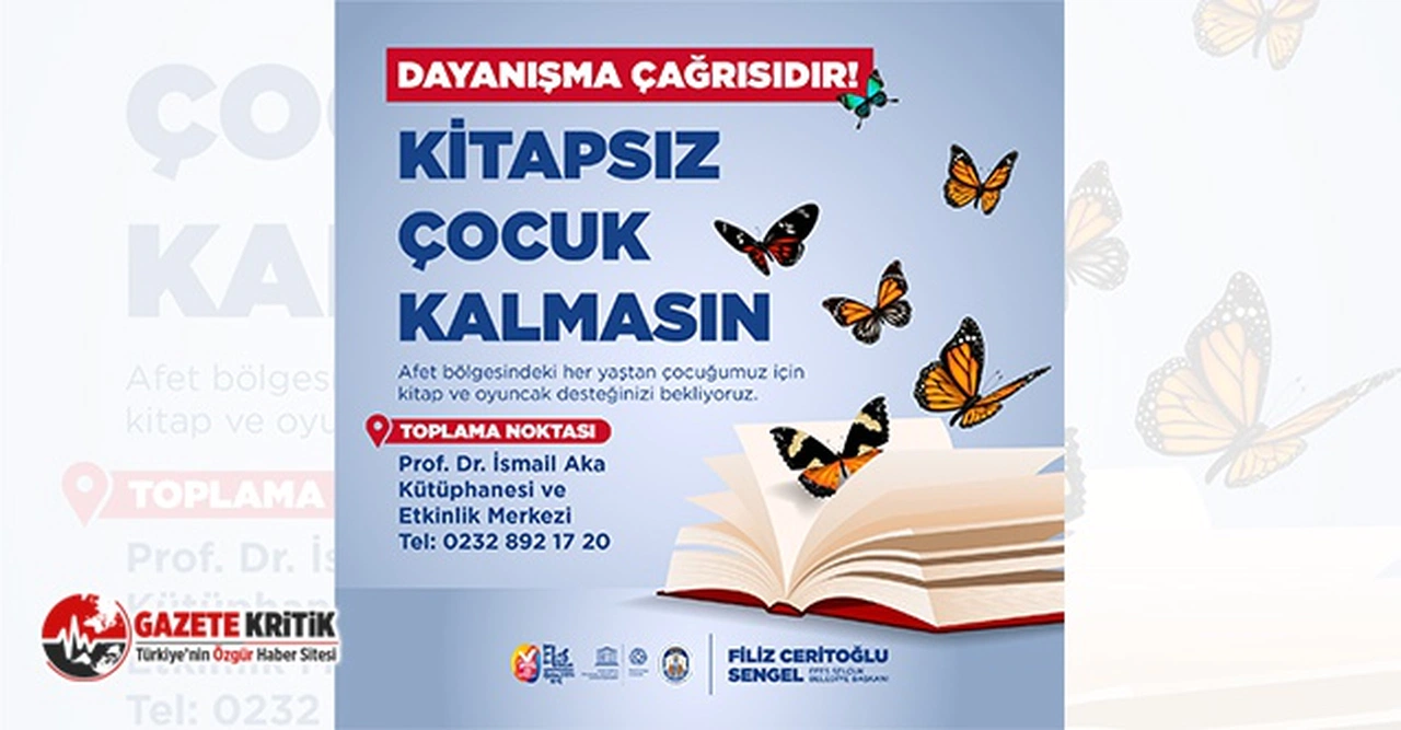 EFES SELÇUK BELEDİYESİ’NDEN DEPREM BÖLGESİ İÇİN KİTAP ÇAĞRISI