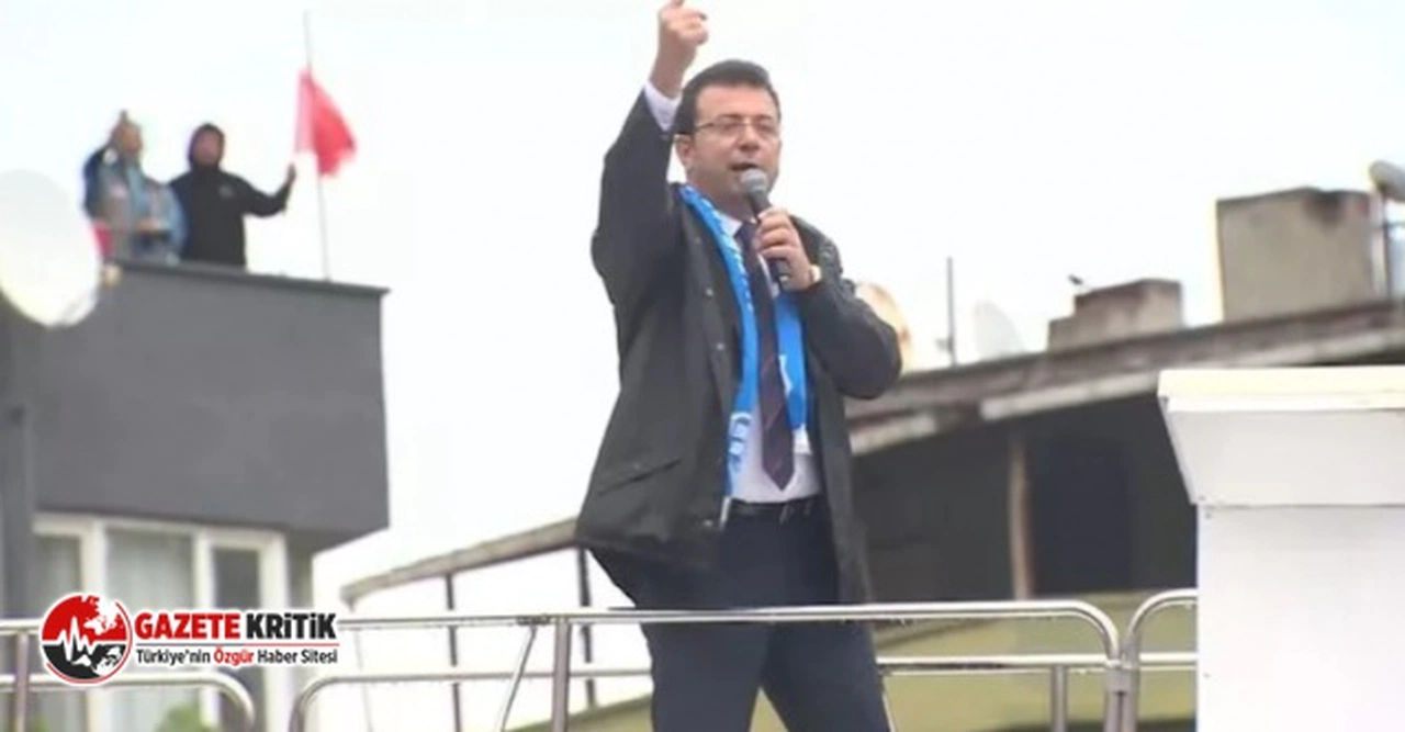 Ekrem İmamoğlu: Benim sesimi kimse kısamaz, ben buraya milletin sesi olmaya çıktım
