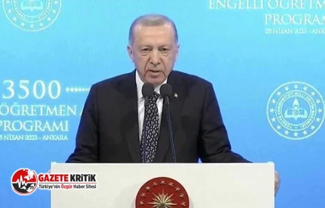 Erdoğan: 45 bin sözleşmeli öğretmen ataması yapılacak