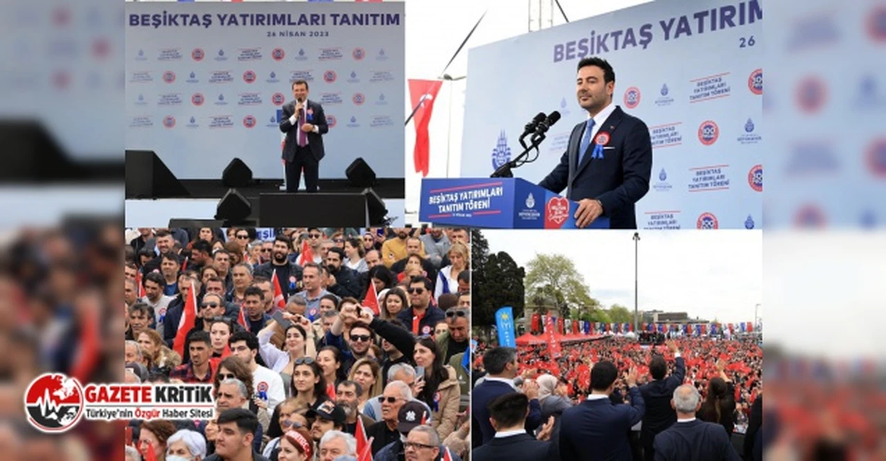 İmamoğlu ve Akpolat'a sevgi seli:Beşiktaşlılar modern bir meydana kavuşacak