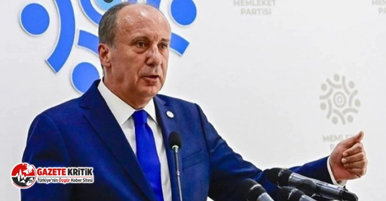 İnce'den Millet İttifakı'na: İşi gücü bırakır maskelerinizi tek tek düşürürüm