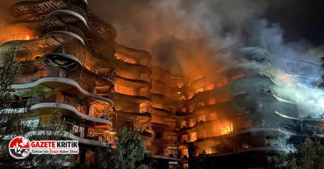 İzmir'de Folkart sitesindeki yangında 'kundaklama' şüphesi