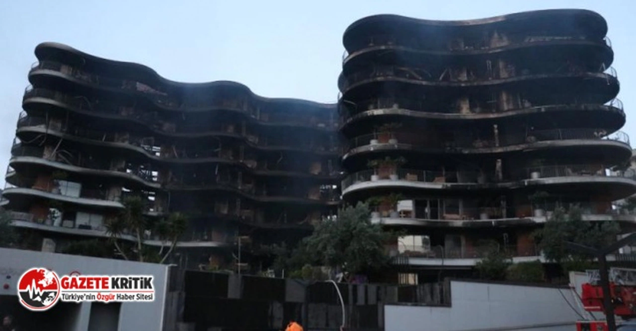 İzmir'deki Folkart Sitesi'ndeki yangının büyüklüğü gün ağarınca ortaya çıktı