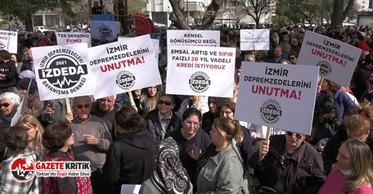 İzmirli depremzedeler Erdoğan'a seslendi: 'Sözünüzü tutun'