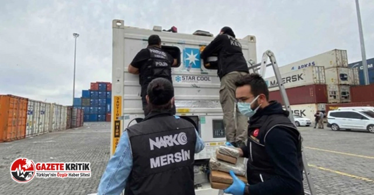 Mersin Limanı'nda 97 kilo 500 gram kokain ele geçirildi