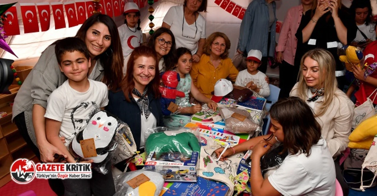 Mersinli kadınlar dikti, Hataylı çocukların yüzü güldü
