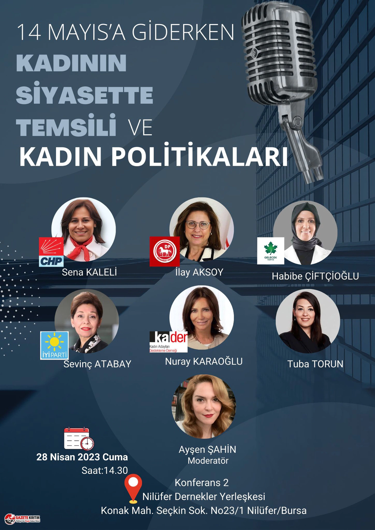 Millet İttifakı Partilerinin Kadın Konferansı serisinin ikincisi Bursa’da yapılıyor