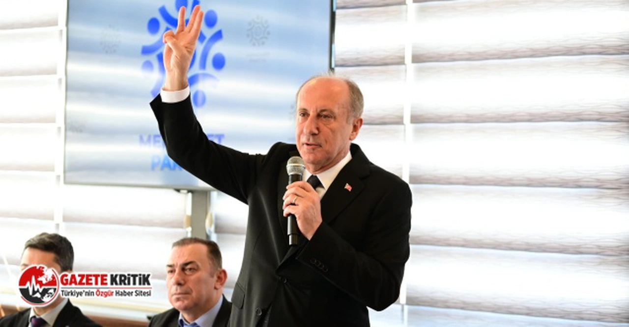 Muharrem İnce "üç" işareti ile mesaj verdi