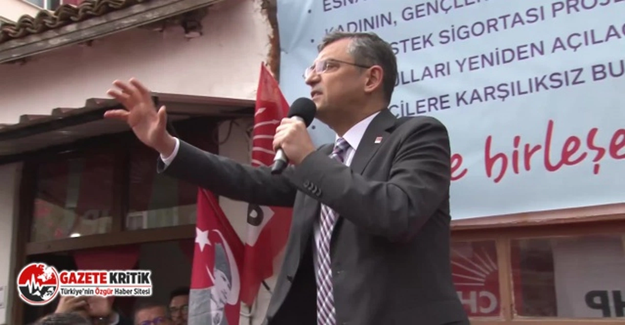 Özgür Özel: Yönetenlerin mütevazı olduğu halkın zenginleştiği bir düzeni istiyoruz