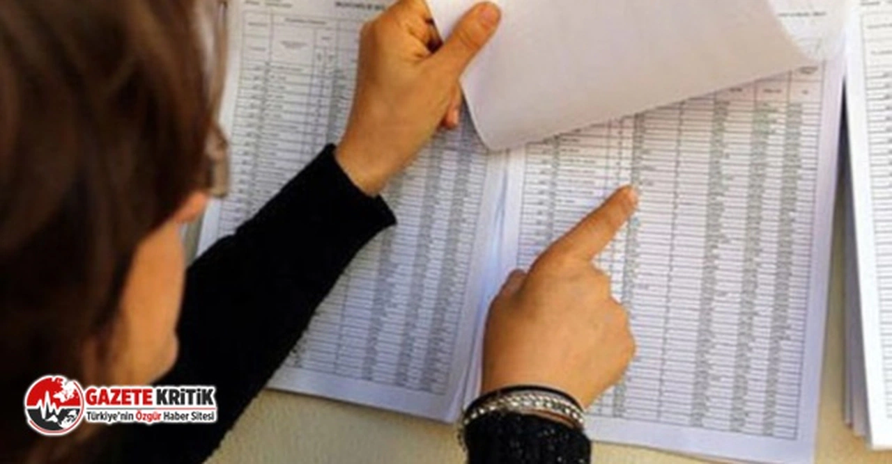 Seçmen listeleri bugün askıdan iniyor