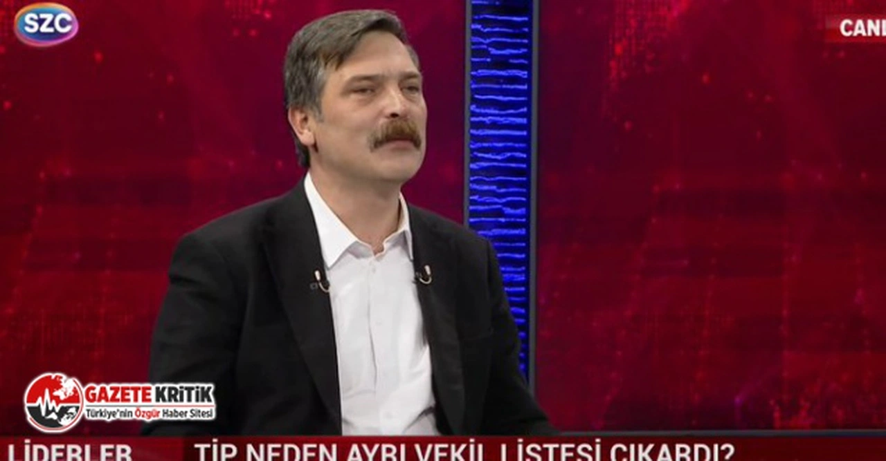 TİP Genel Başkanı Erkan Baş:Bu memlekette iktidarın 20 yıl boyunca işlediği suçların hesabı sorulacak