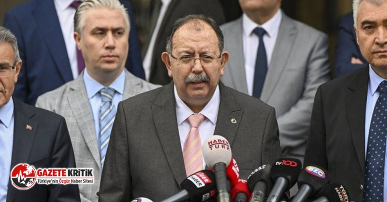 YSK Başkanı Yener'den Hatay'daki seçmen sayısı hakkında açıklama