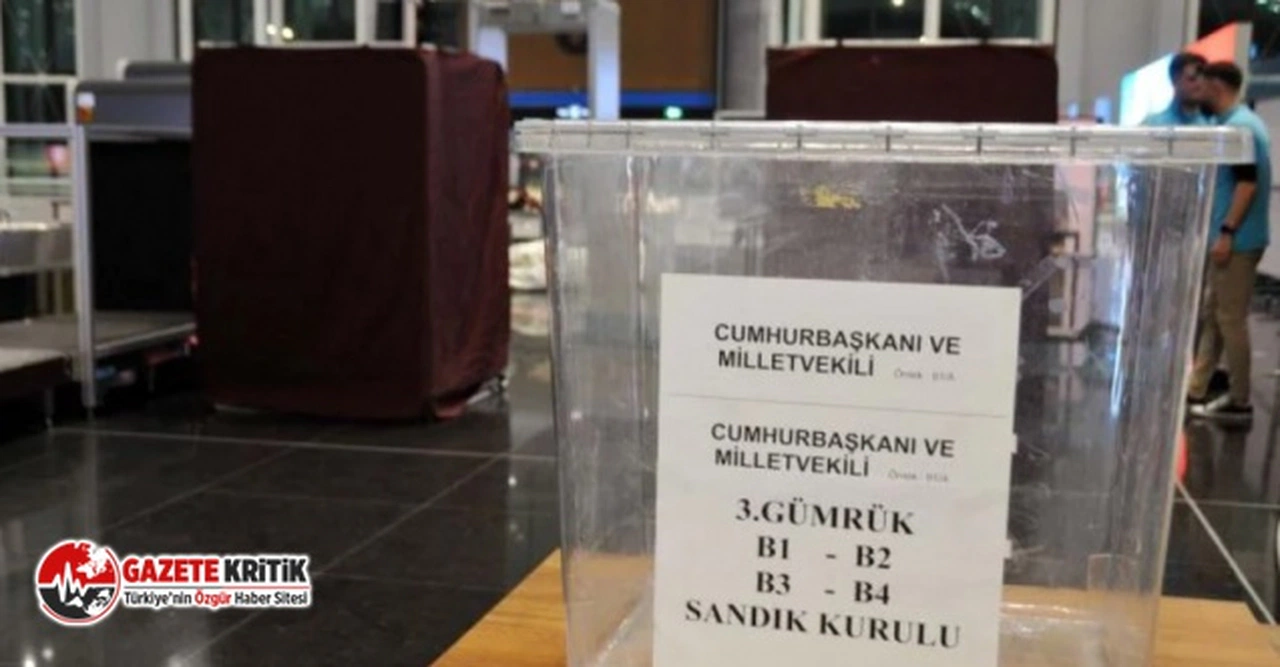 Yurt dışında oy verme işlemi başladı