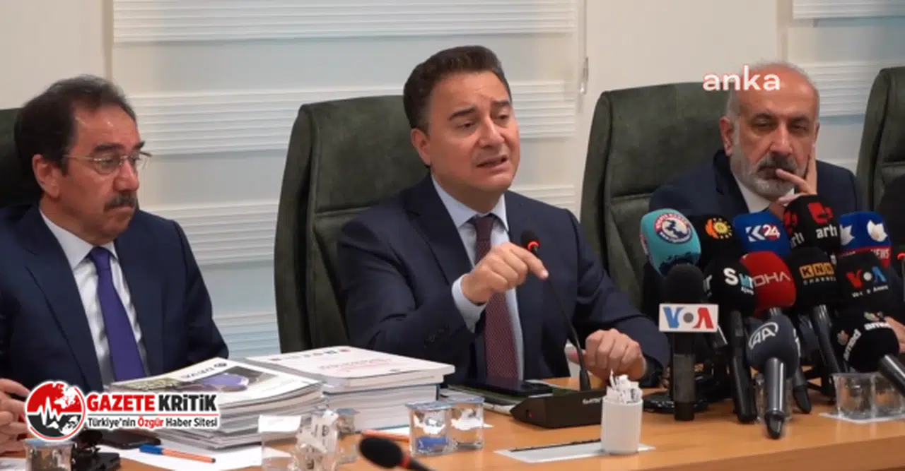 Ali Babacan’dan iktidara uyarı: “Şiddetin önünü açan bir dil asla kullanmamaları lazım"