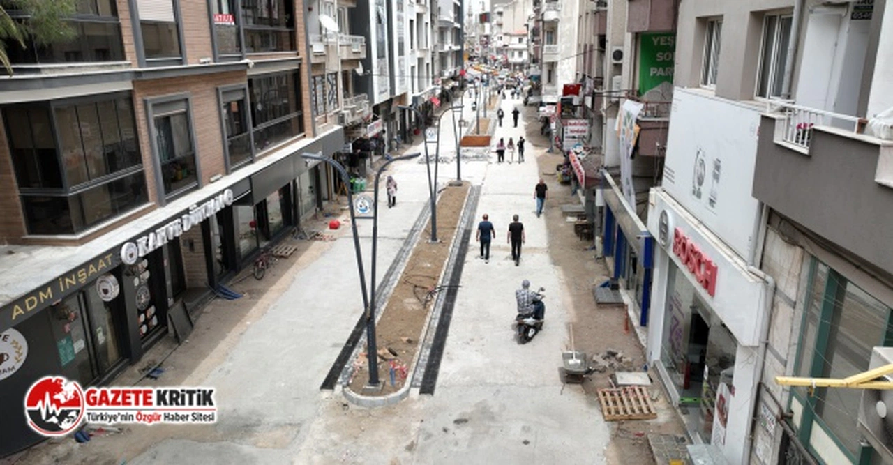 Ali Çetinkaya yayalaştırma projesi devam ediyor