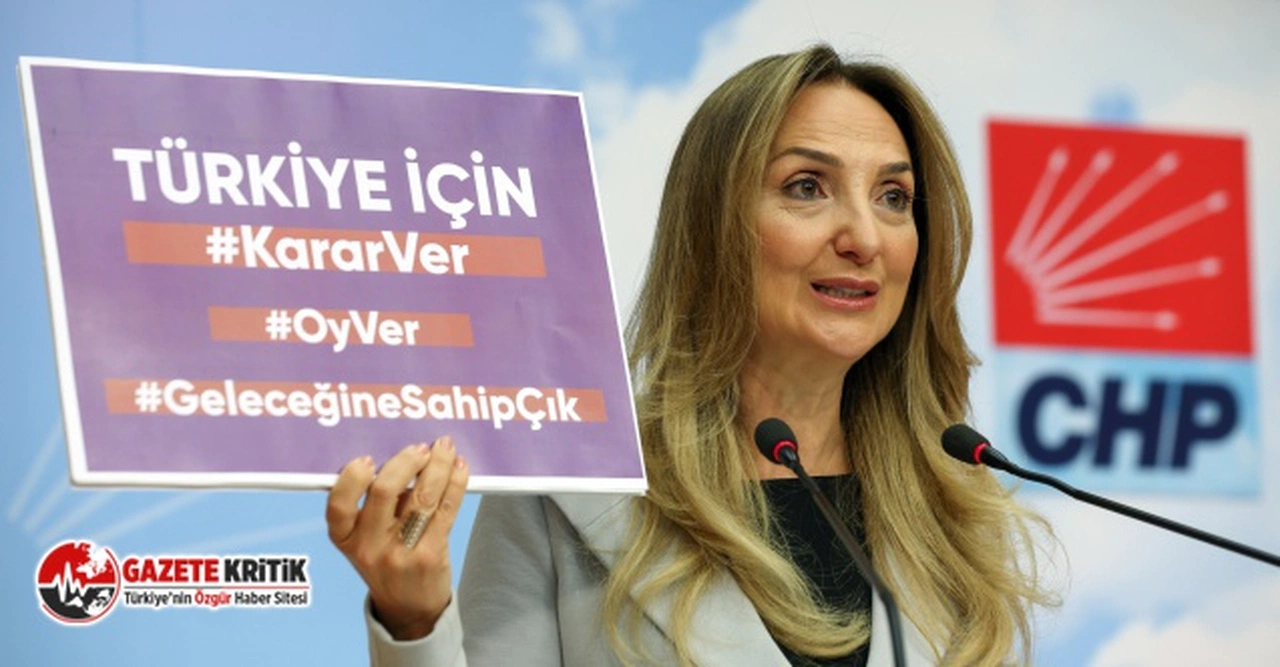 Aylin Nazlıaka’dan kadınlara çağrı: “Bize reva görülen cehennemin içine hapsolmamamız için 28 Mayıs önemli bir fırsat”