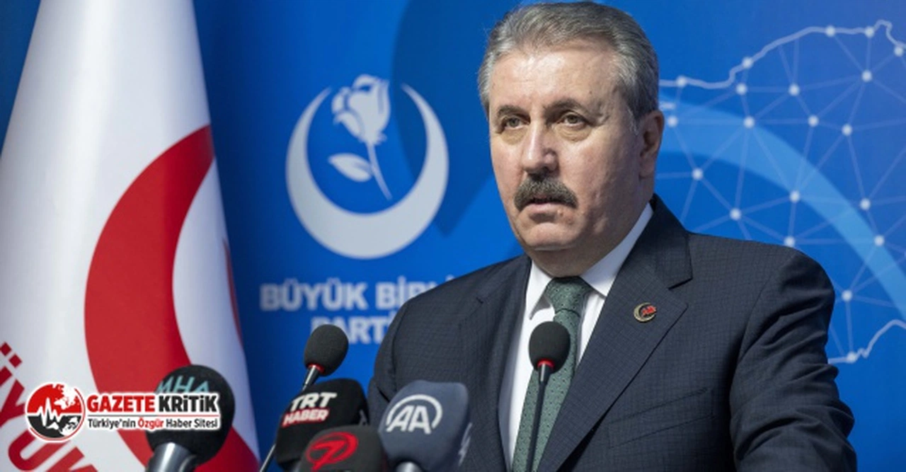 BBP Genel Başkanı Mustafa Destici taşlı saldırıya sahip çıktı