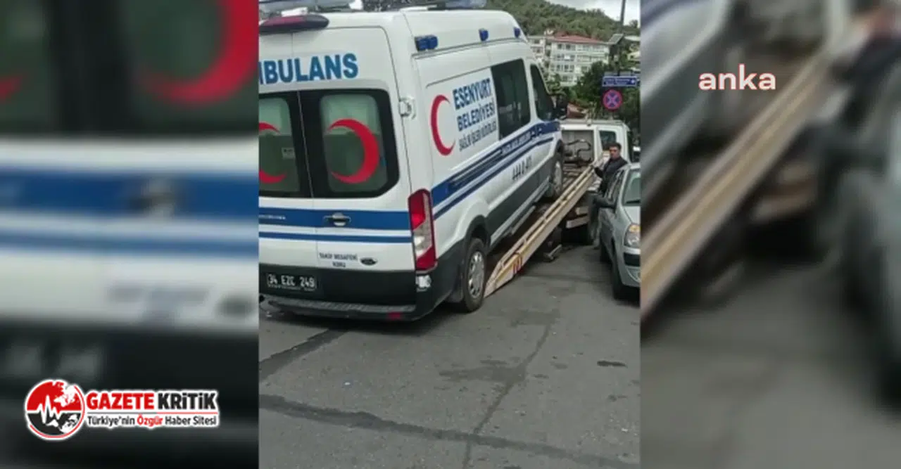 Belediyeye ait ambulans AKP döneminden kalma borç nedeniyle haczedildi
