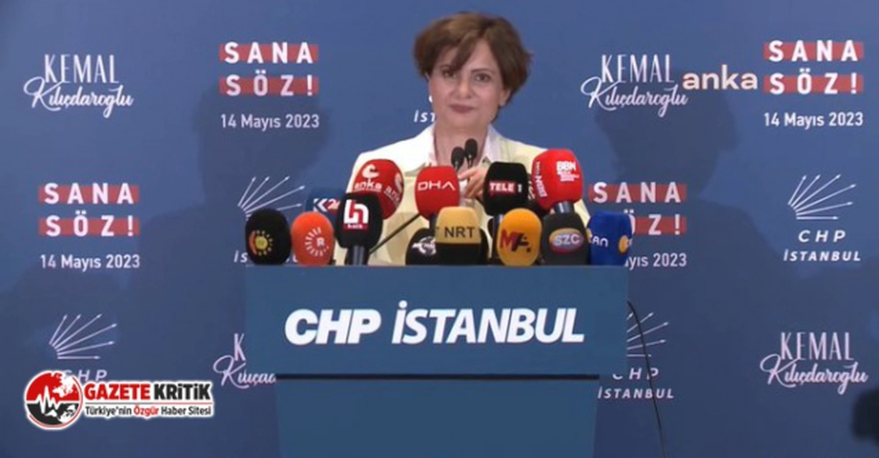 Canan Kaftancıoğlu, İstanbul'daki son durumu paylaştı!