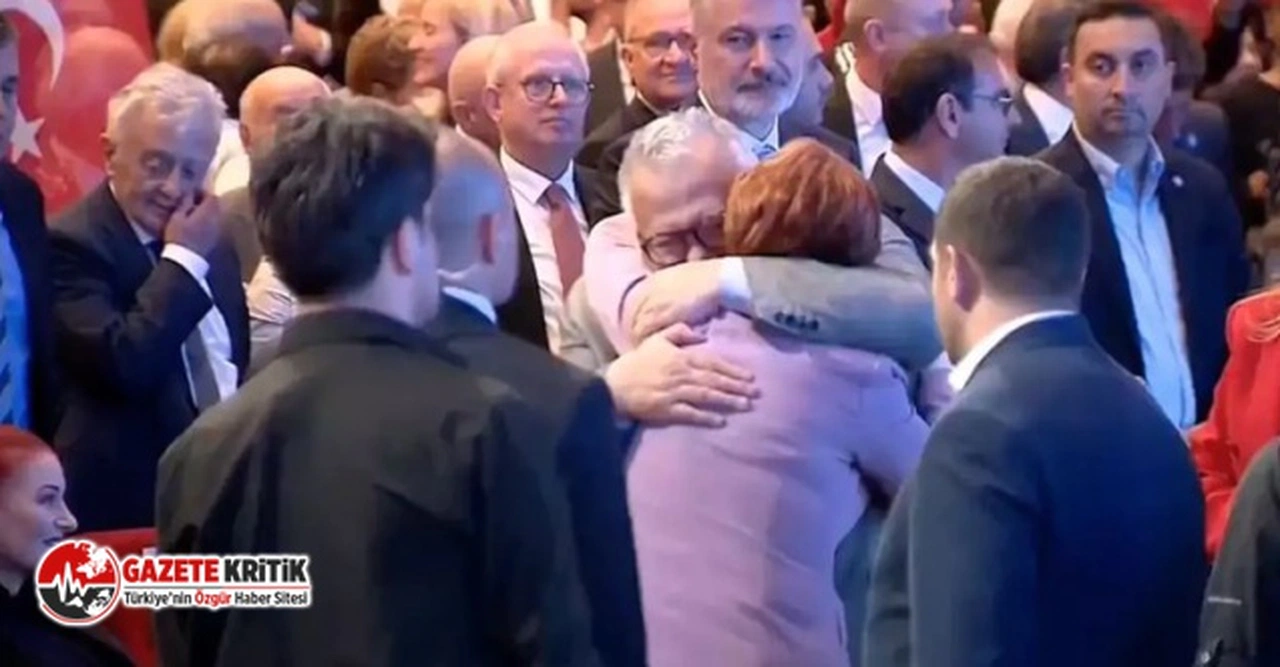 Celal Şengör, Meral Akşener'e sarılıp ağladı