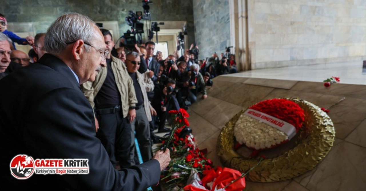 Cumhurbaşkanı Adayı Kılıçdaroğlu, Anıtkabir'i ziyaret etti